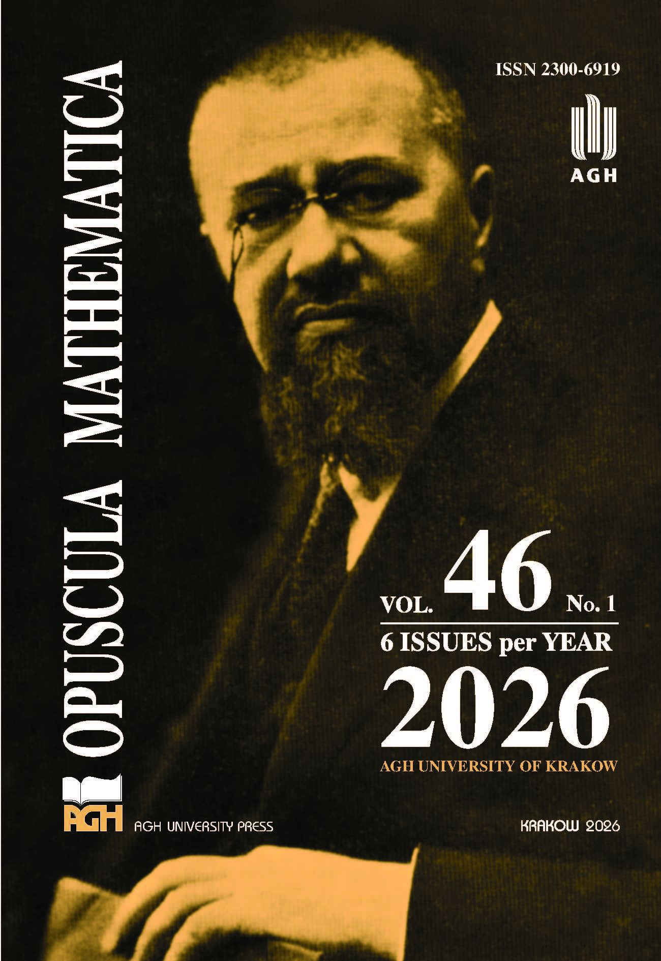 Okładka czasopisma Opuscula Mathematica 